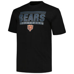 Chicago Bears Big & Tall Pop T-Shirt - Black T-shirts