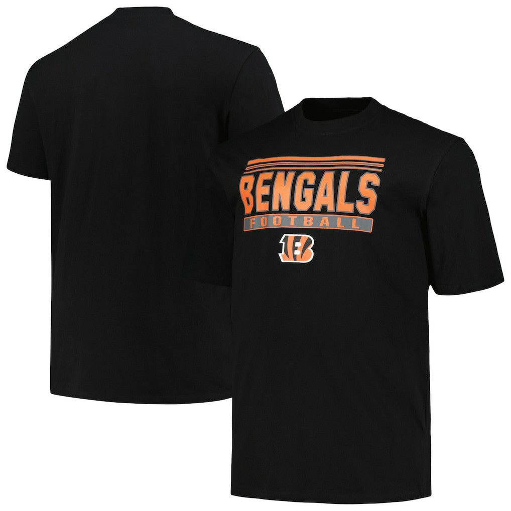 Cincinnati Bengals Big & Tall Pop T-Shirt - Black T-shirts