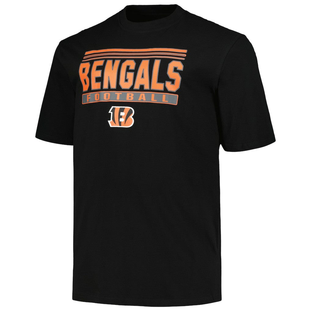Cincinnati Bengals Big & Tall Pop T-Shirt - Black T-shirts