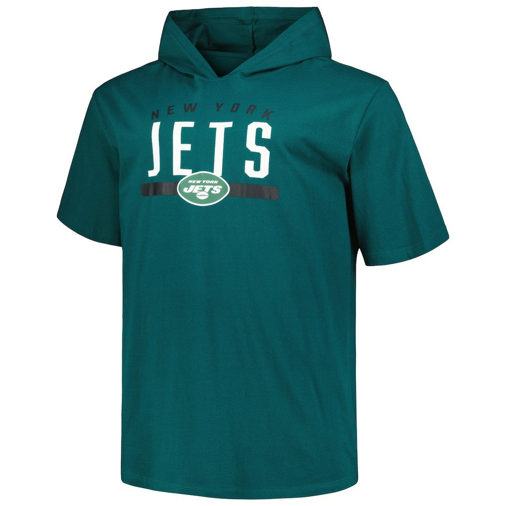 New York Jets Big & Tall Hoodie T-Shirt - Green Hoodies