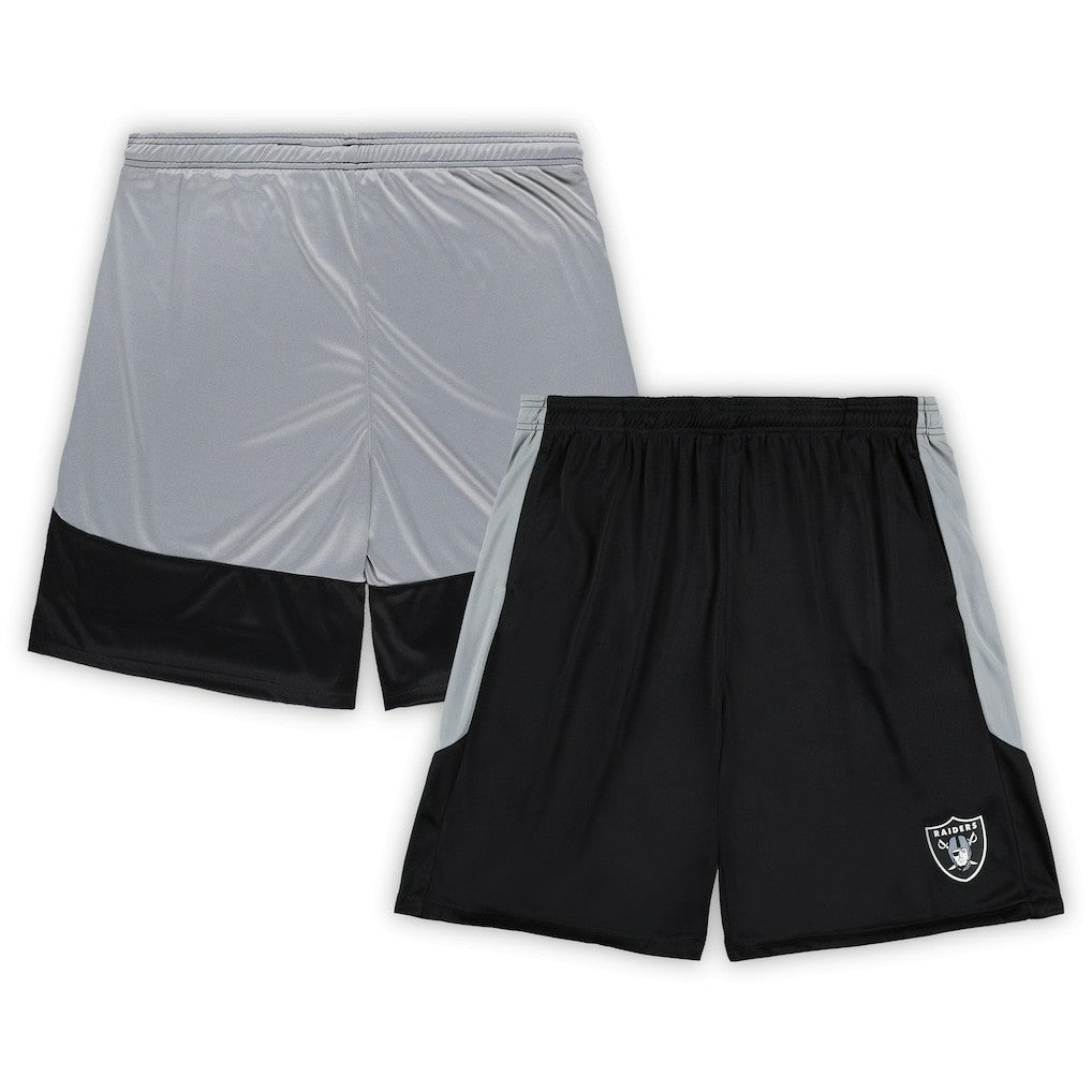 Las Vegas Raiders Big & Tall Team Logo Shorts - Black Shorts