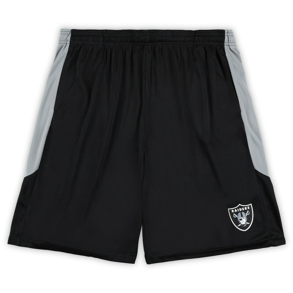 Las Vegas Raiders Big & Tall Team Logo Shorts - Black Shorts