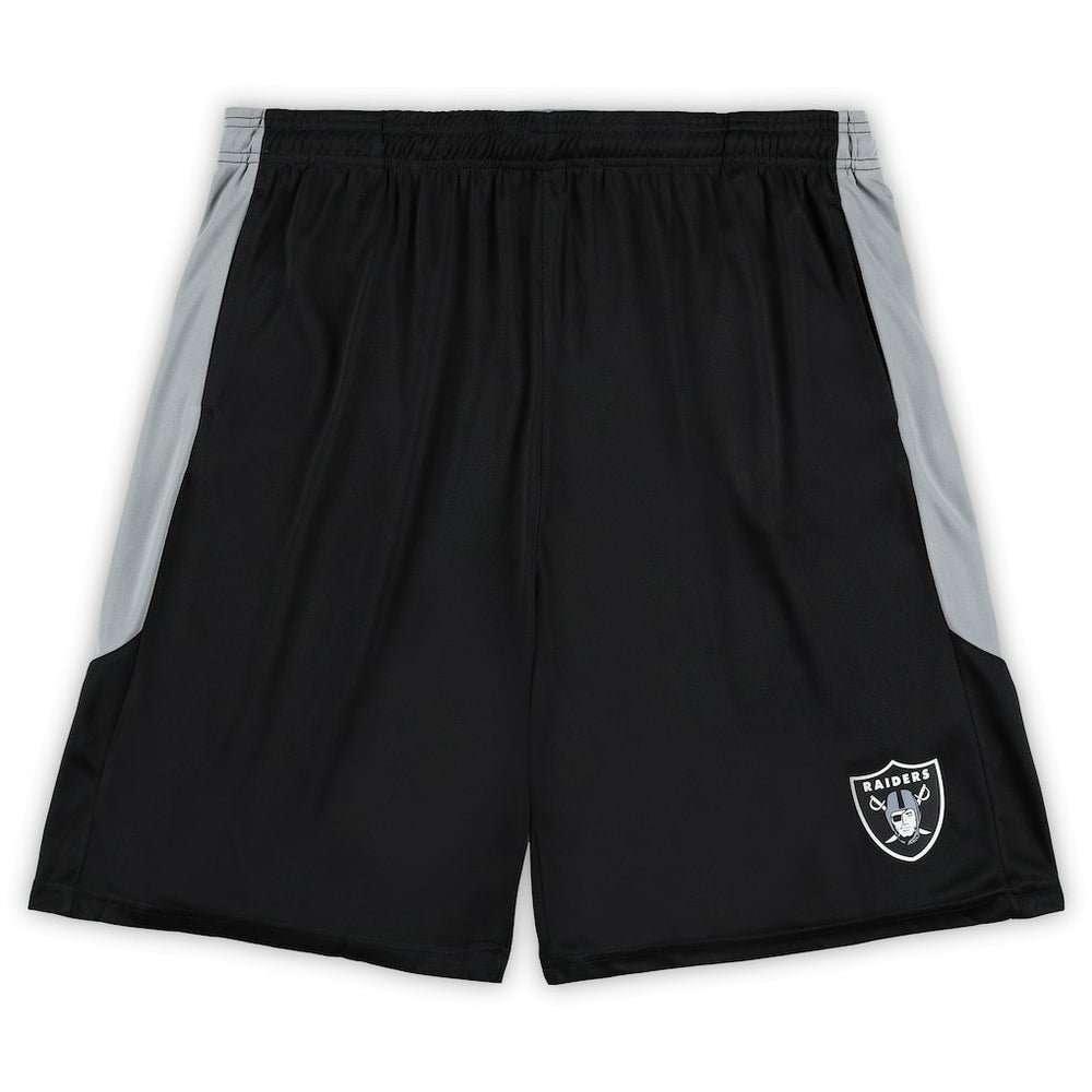 Las Vegas Raiders Big & Tall Team Logo Shorts - Black Shorts