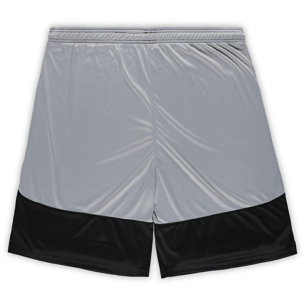 Pittsburgh Steelers Big & Tall Team Logo Shorts - Black Shorts