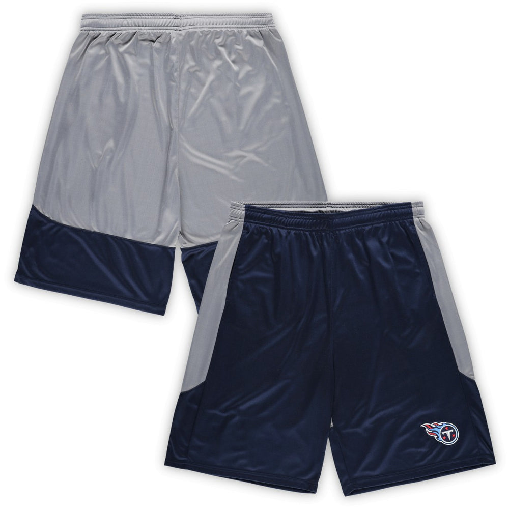 Tennessee Titans Big & Tall Team Logo Shorts - Navy Shorts