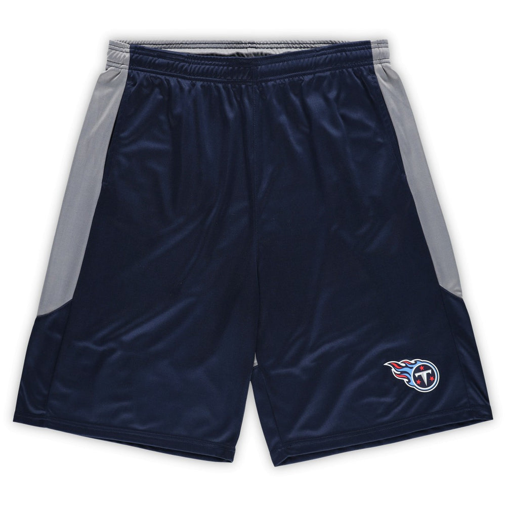 Tennessee Titans Big & Tall Team Logo Shorts - Navy Shorts