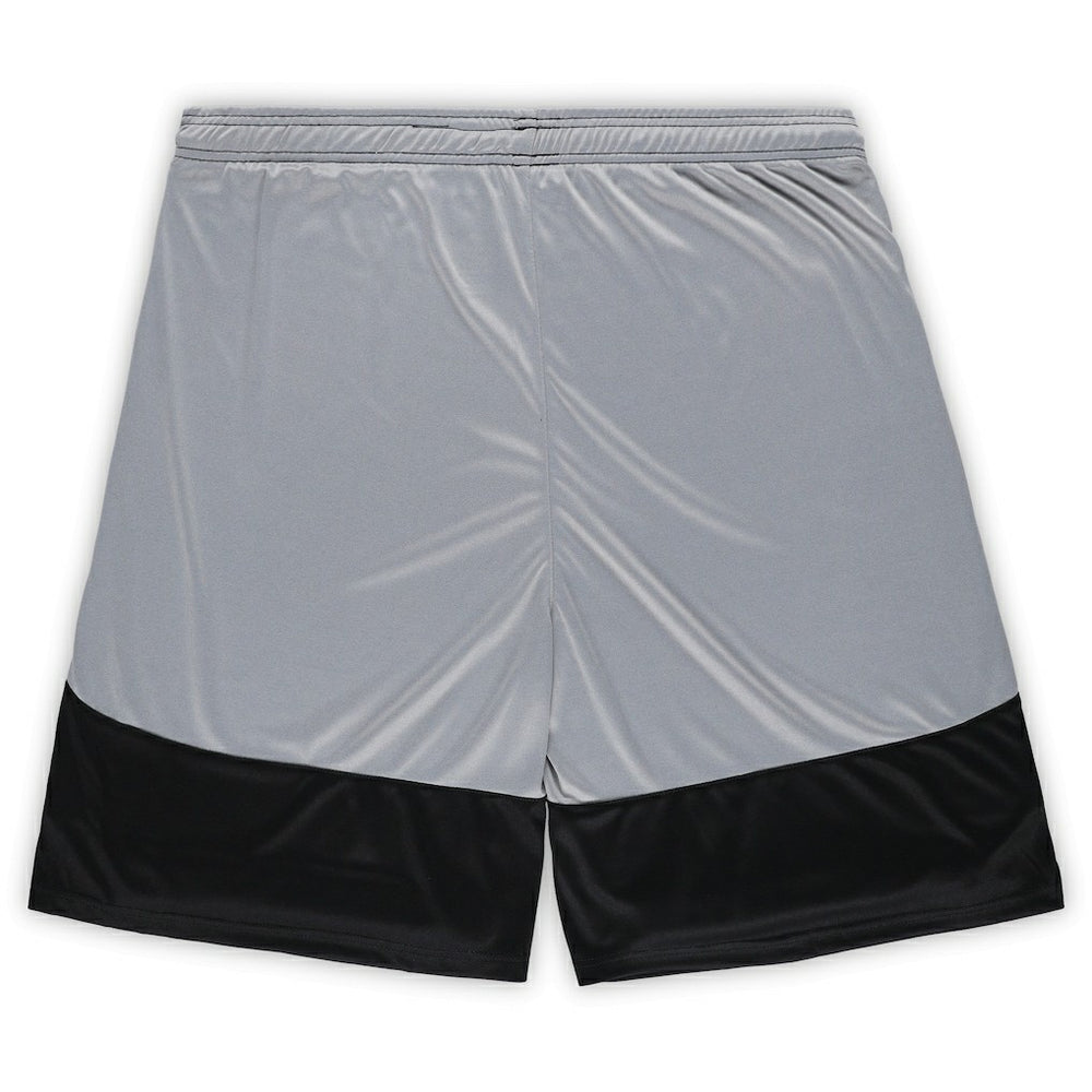 Cincinnati Bengals Big & Tall Team Logo Shorts - Black Shorts
