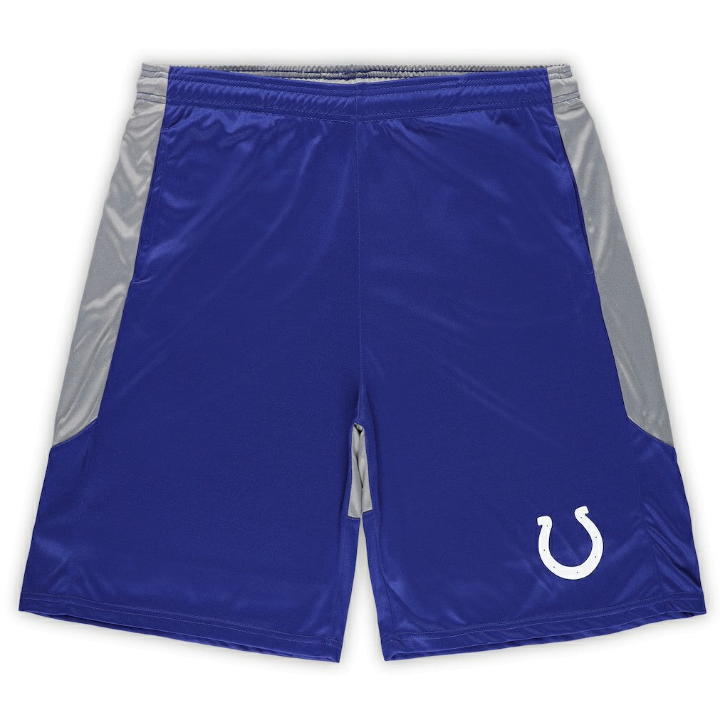 Indianapolis Colts Big & Tall Team Logo Shorts - Royal Shorts
