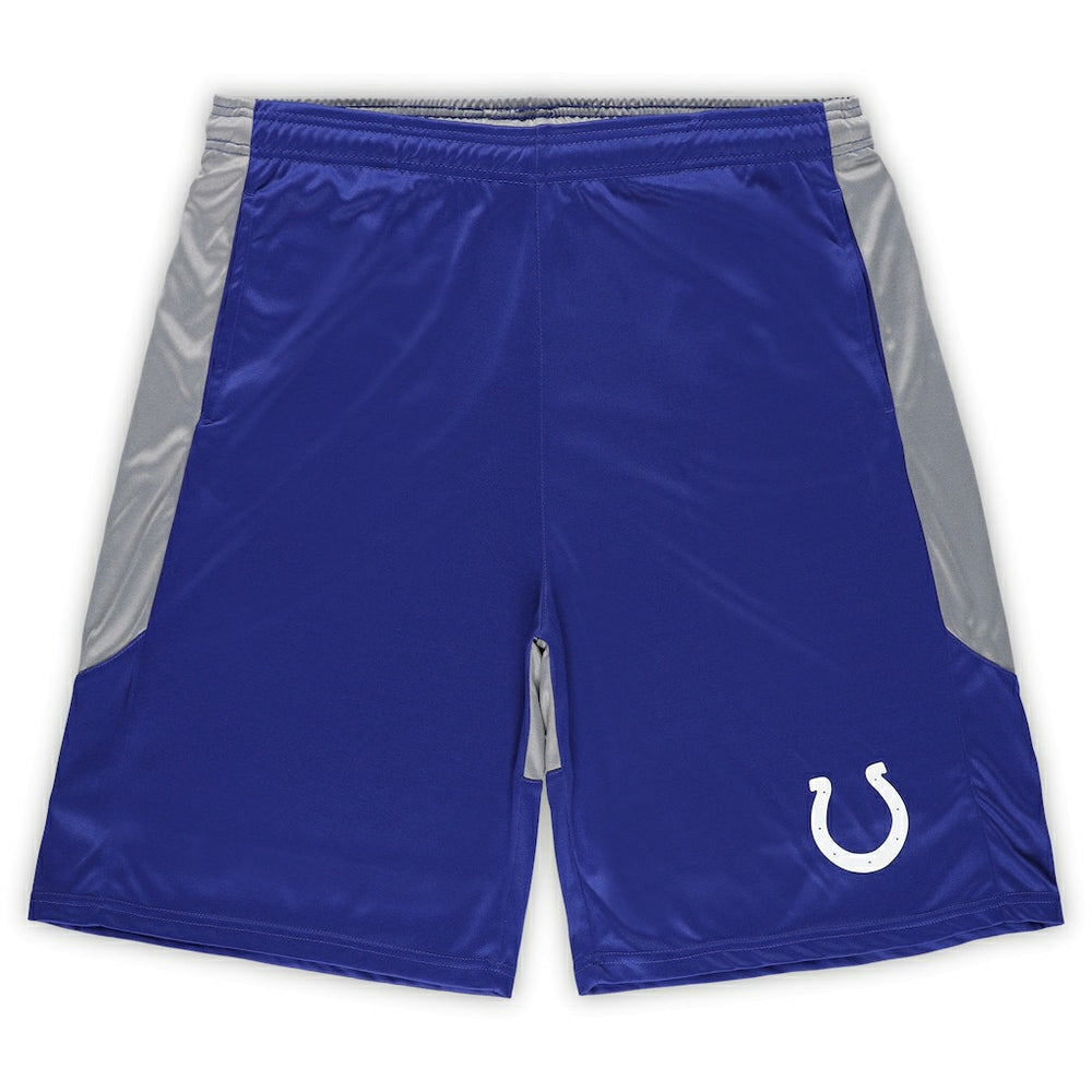 Indianapolis Colts Big & Tall Team Logo Shorts - Royal Shorts