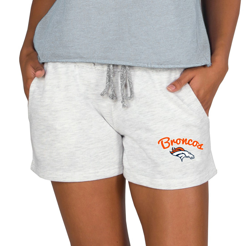 Denver Broncos Concepts Sport Women's Mainstream Terry Lounge Shorts - Oatmeal Shorts