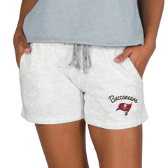 Tampa Bay Buccaneers Concepts Sport Women's Mainstream Terry Lounge Shorts - Oatmeal Shorts