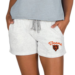 Chicago Bears Concepts Sport Women's Mainstream Terry Lounge Shorts - Oatmeal Shorts