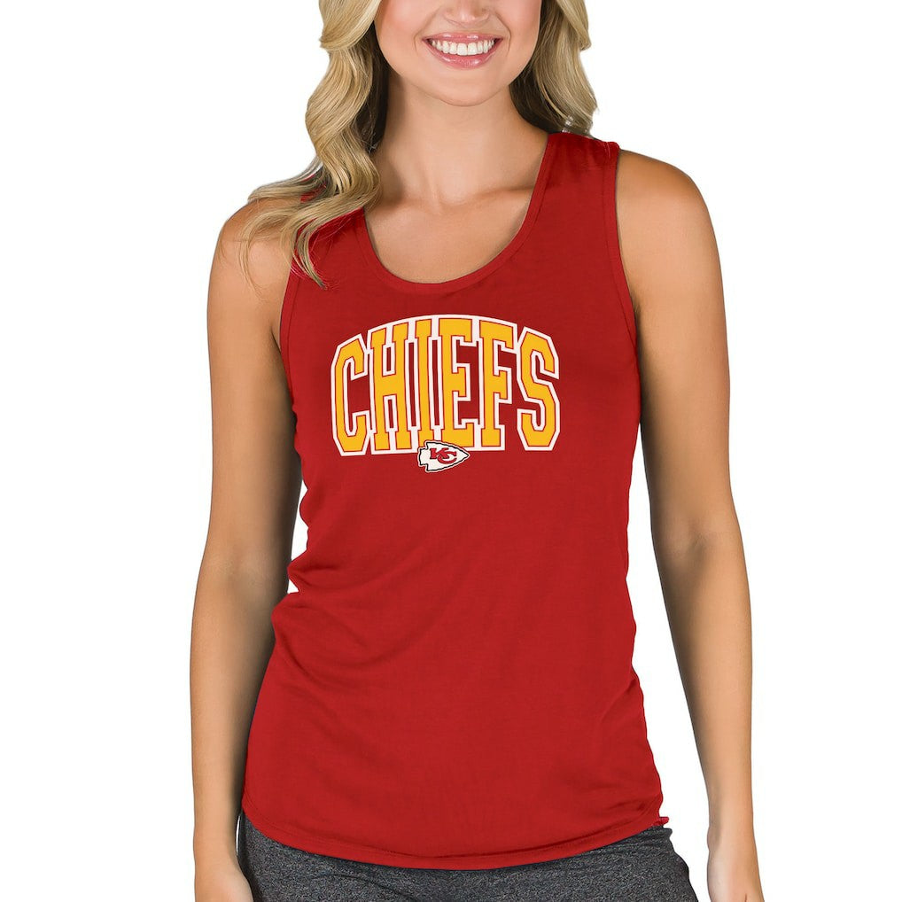Kansas City Chiefs Concepts Sport Women's Marathon Racer Back Tank Top - Red Tops