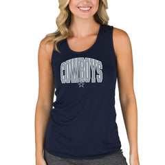 Dallas Cowboys Concepts Sport Women's Marathon Racer Back Tank Top - Navy Tops