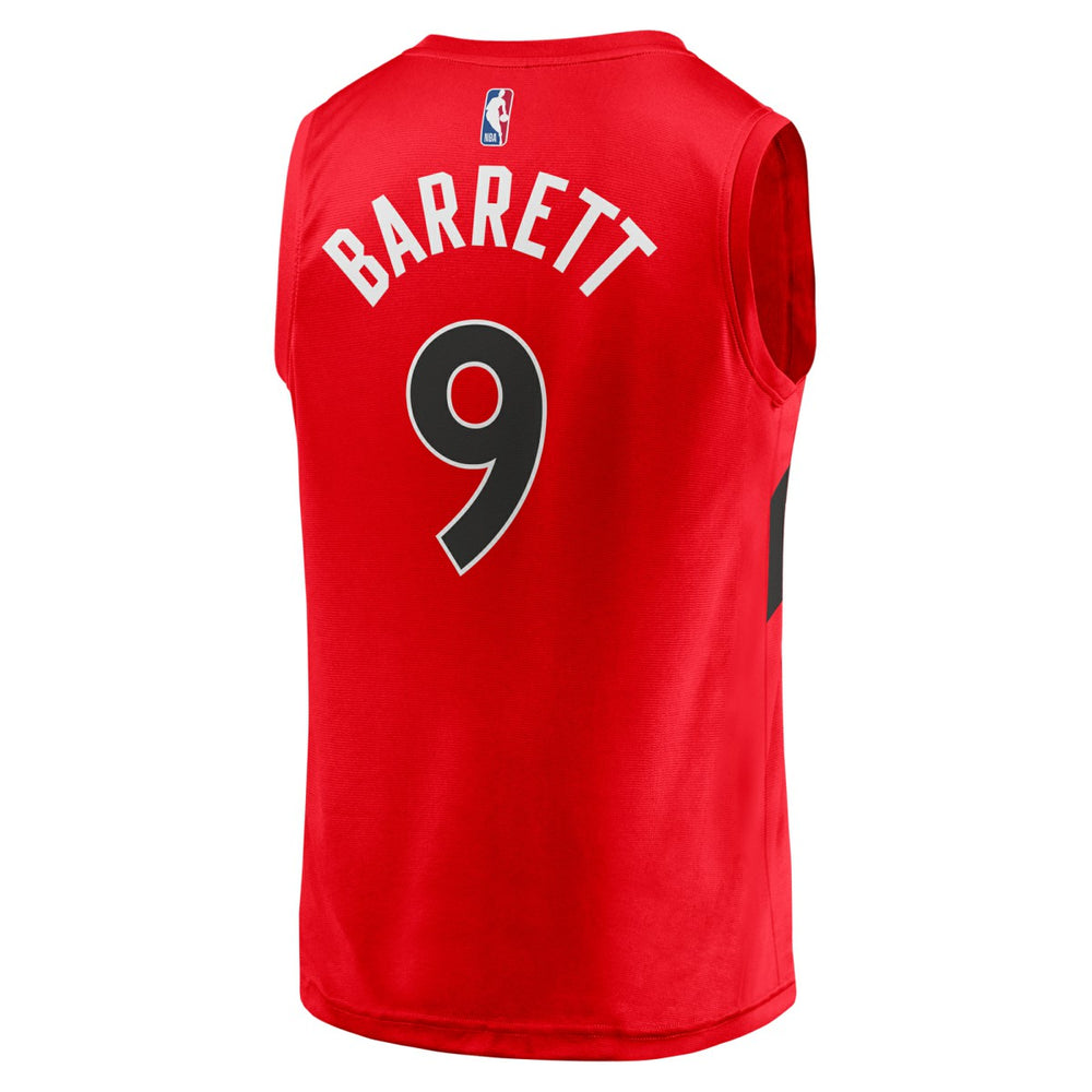 RJ Barrett Toronto Raptors Fast Break Player Jersey Icon Edition Red - Fanatics