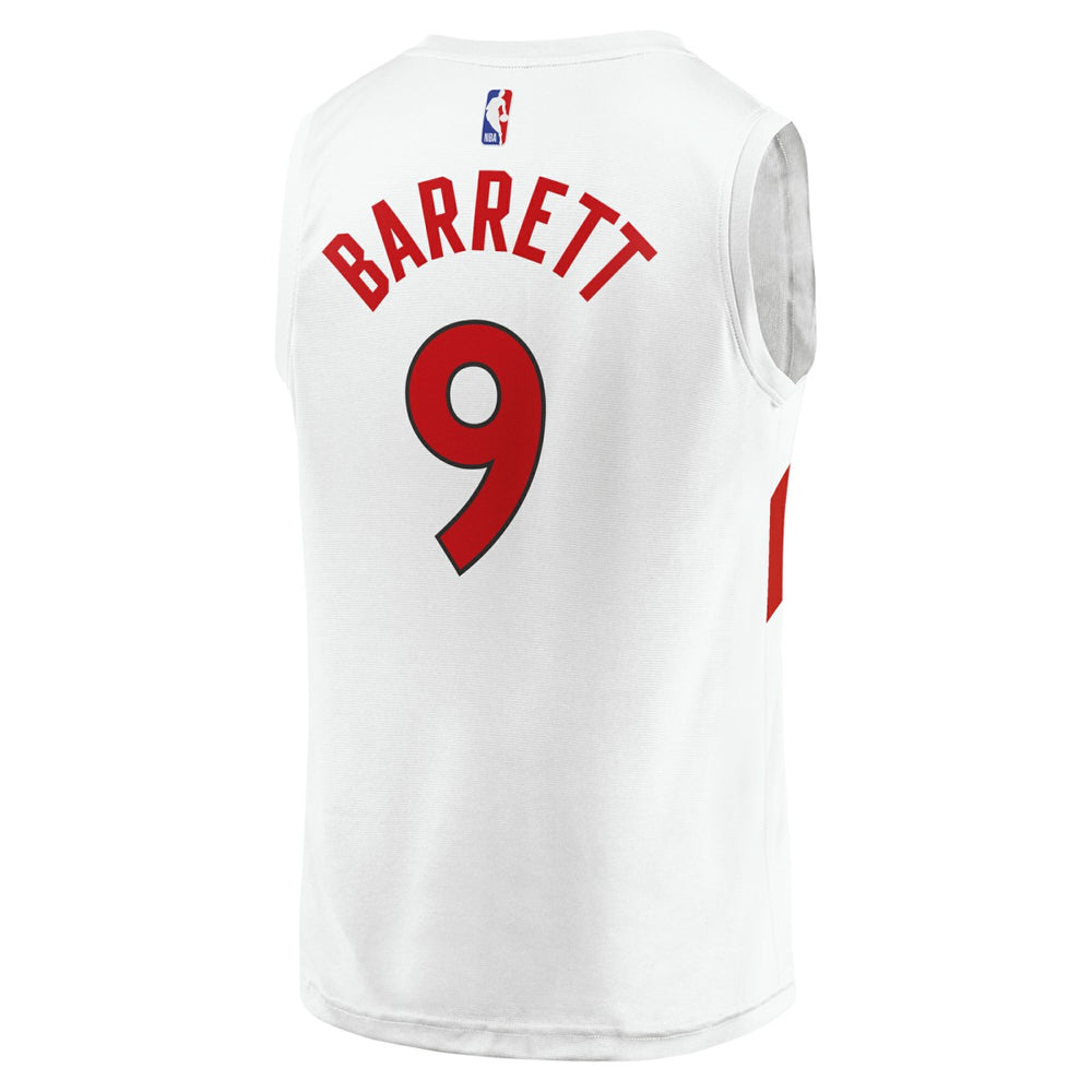RJ Barrett Toronto Raptors Fast Break Player Jersey Association Edition White - Fanatics