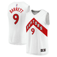 RJ Barrett Toronto Raptors Youth Fast Break Player Jersey Association Edition White - Fanatics outlet
