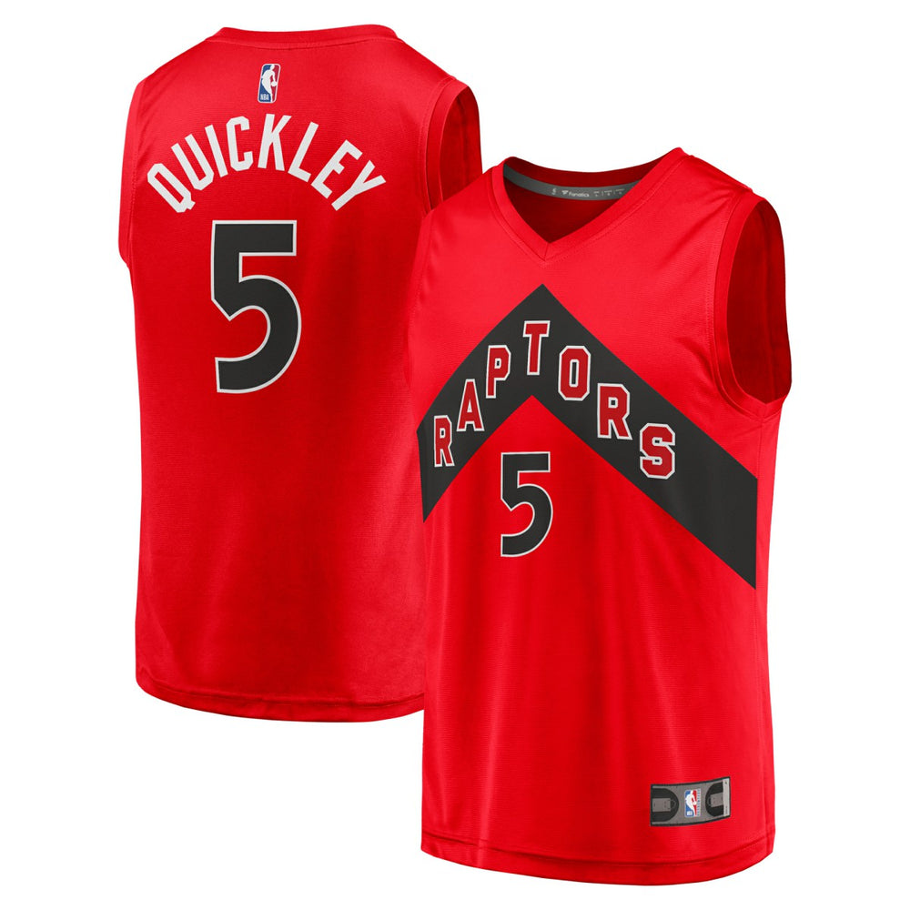 Immanuel Quickley Toronto Raptors Youth Fast Break Player Jersey Icon Edition Red - Fanatics