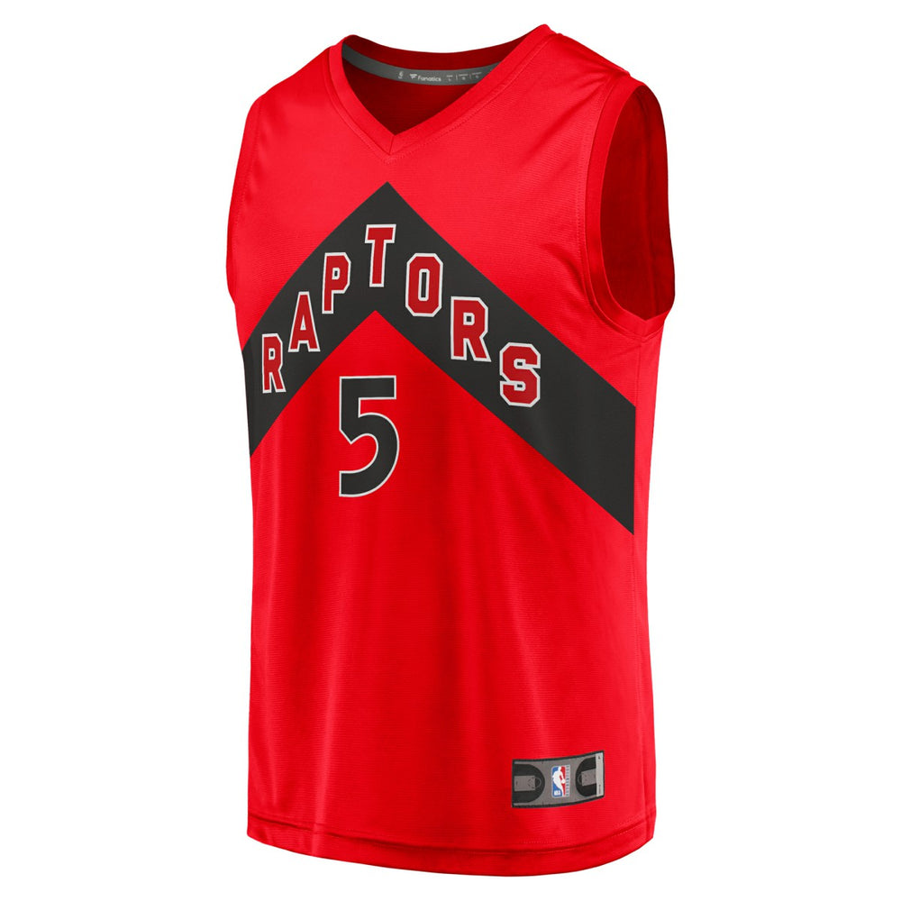 Immanuel Quickley Toronto Raptors Youth Fast Break Player Jersey Icon Edition Red - Fanatics