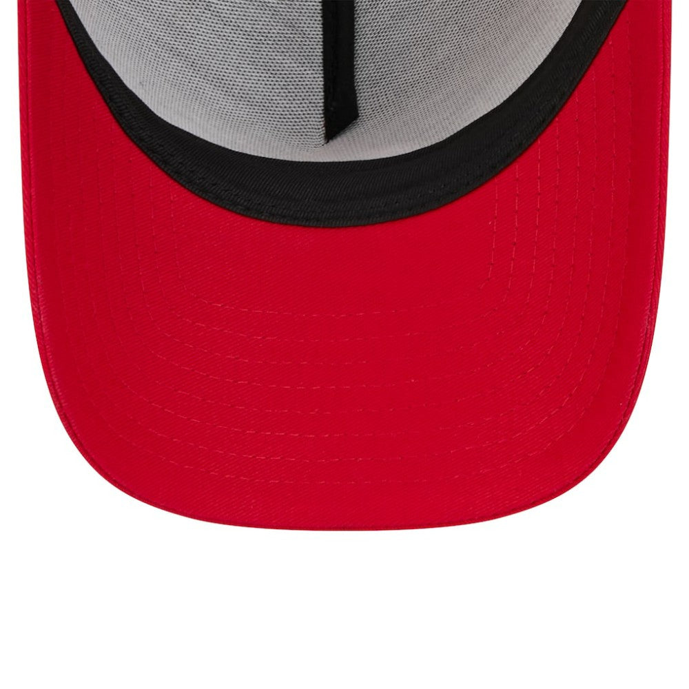 Cincinnati Reds New Era 9FORTY A-Frame Trucker Adjustable Hat - Red Hats