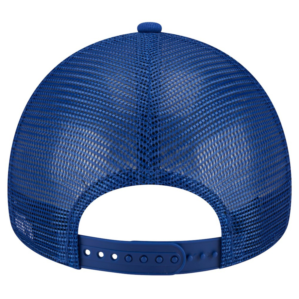 Atlanta Braves New Era 9FORTY A-Frame Trucker Adjustable Hat - Royal Hats