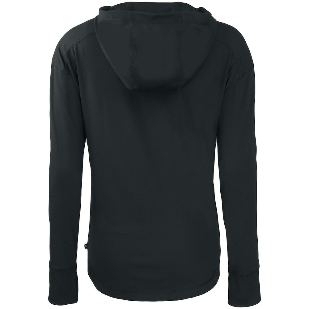 Kansas City Chiefs Cutter & Buck Women's Primary Mark Daybreak Eco Recycled Full-Zip Hoodie - Black Hoodies