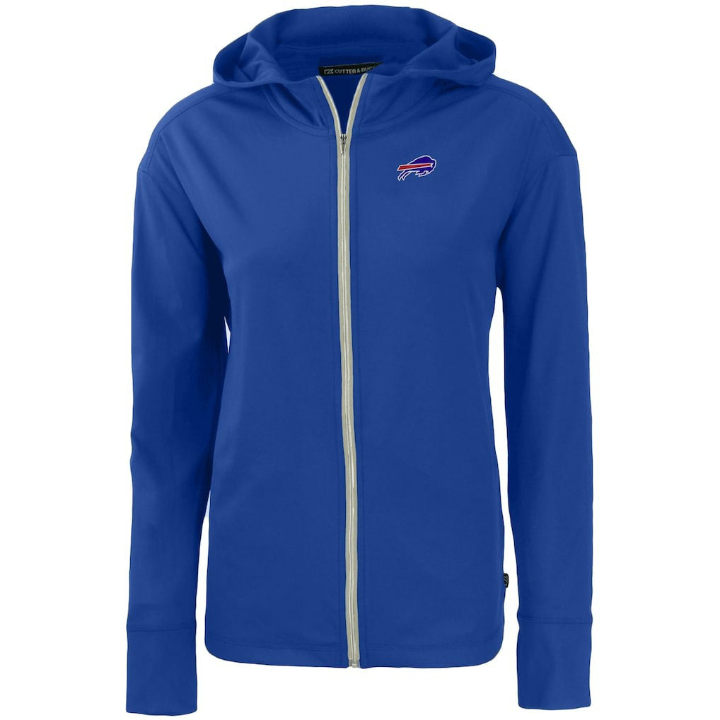 Buffalo Bills Cutter & Buck Women's Primary Mark Daybreak Eco Recycled Full-Zip Hoodie - Royal Hoodies