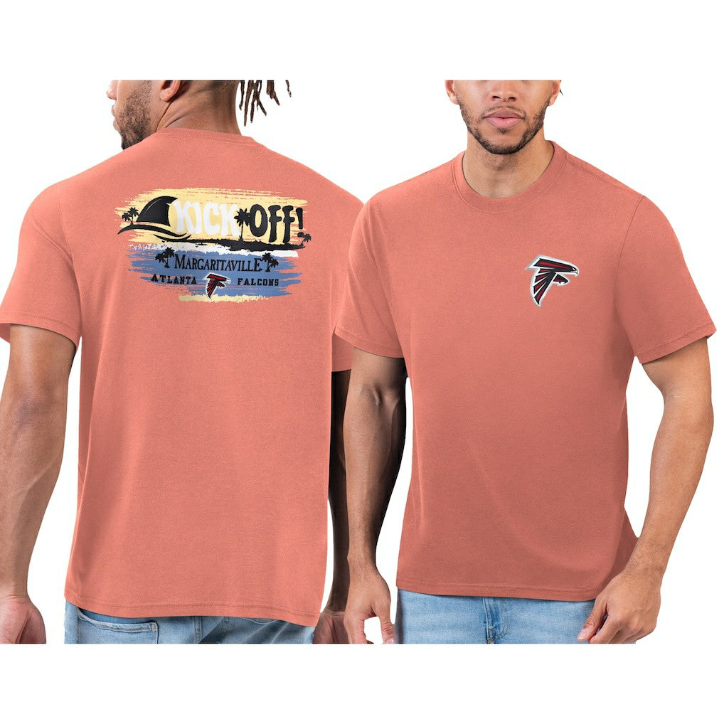Atlanta Falcons Margaritaville T-Shirt - Orange T-shirts