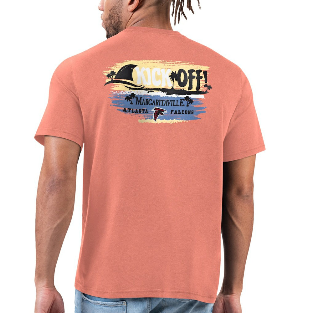 Atlanta Falcons Margaritaville T-Shirt - Orange T-shirts