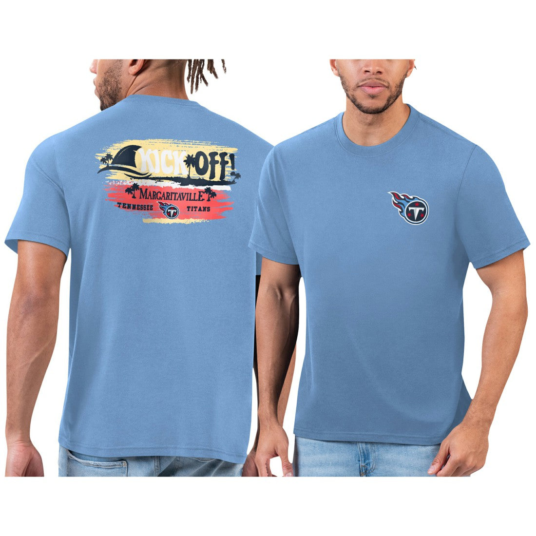 Tennessee Titans Margaritaville T-Shirt - Blue T-shirts
