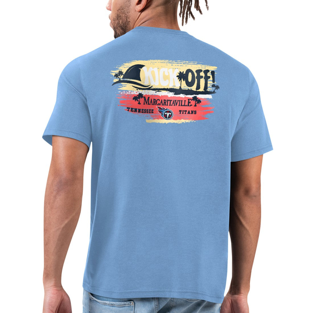 Tennessee Titans Margaritaville T-Shirt - Blue T-shirts