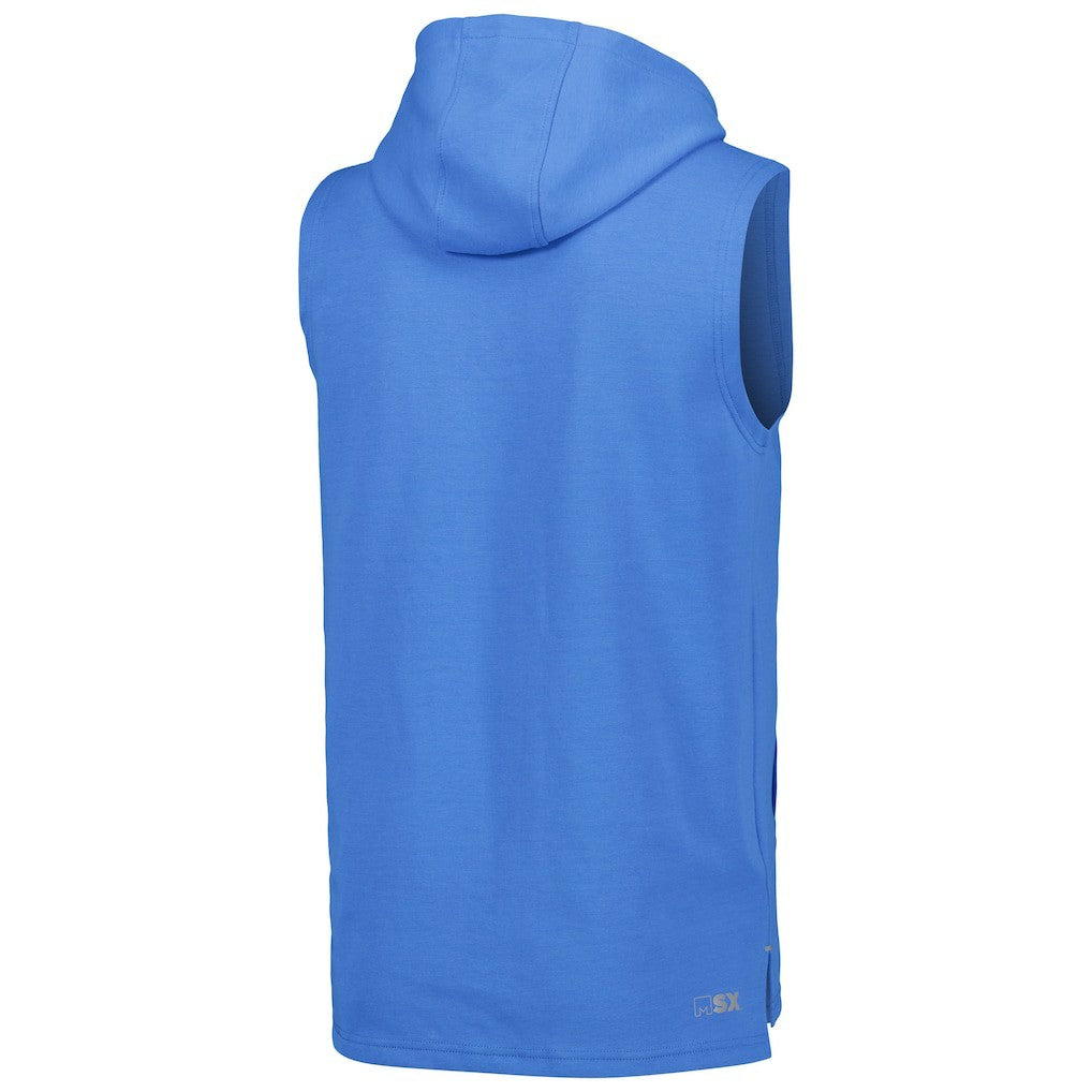 Los Angeles Chargers MSX by Michael Strahan Captain Sleeveless Hoodie T-Shirt - Powder Blue Hoodies