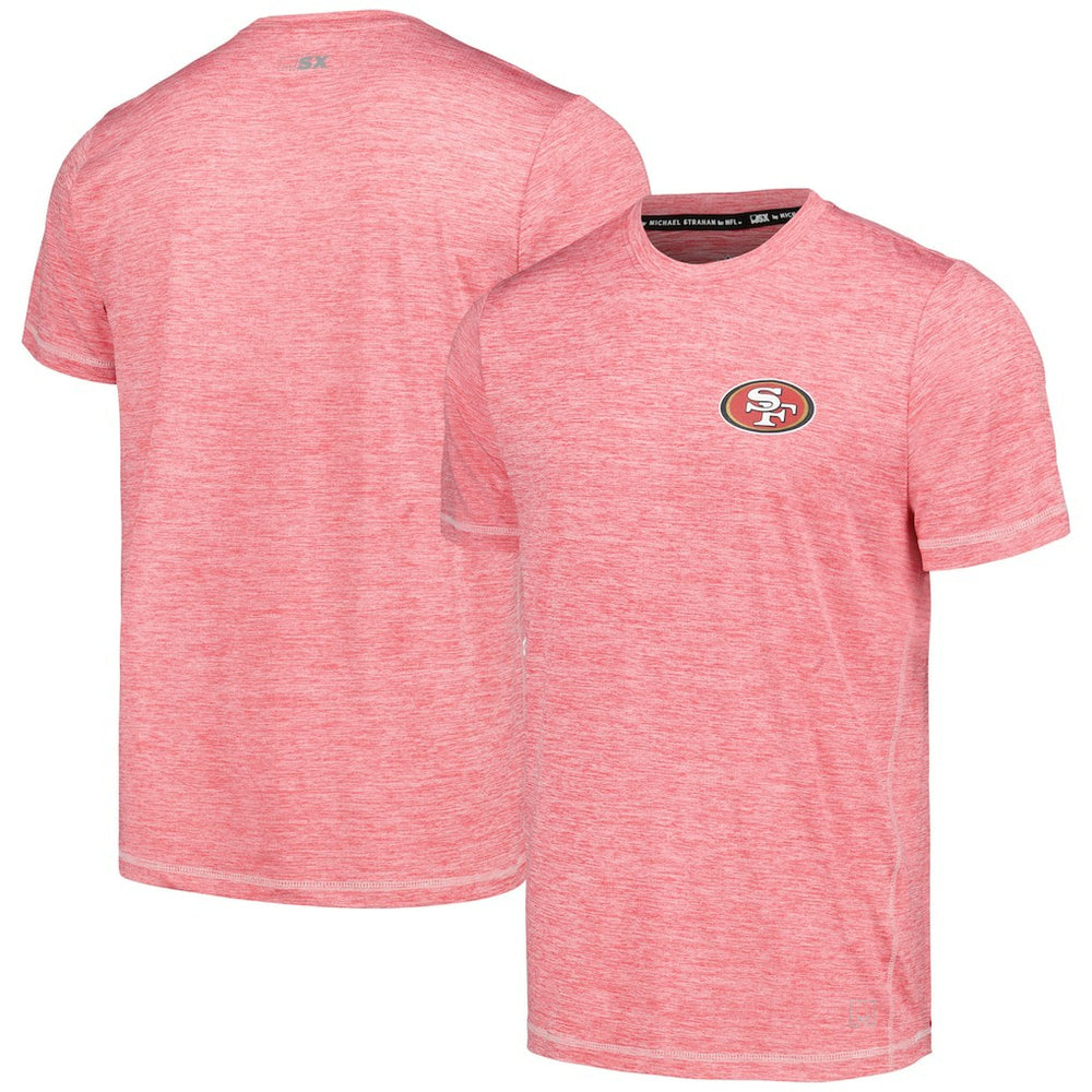 San Francisco 49ers MSX by Michael Strahan Motion Space-Dye T-Shirt - Scarlet T-shirts