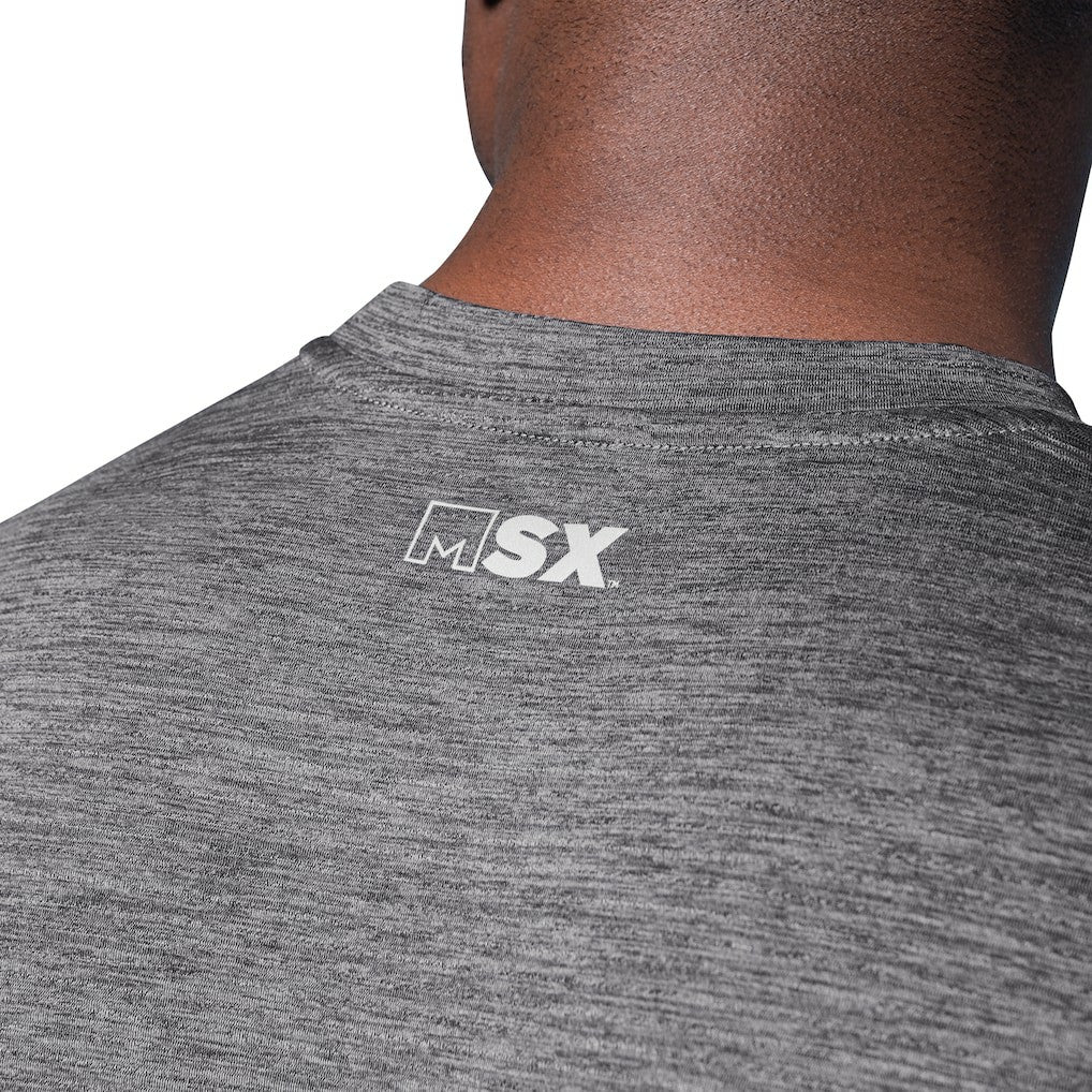 Miami Dolphins MSX by Michael Strahan Motion Space-Dye T-Shirt - Black T-shirts