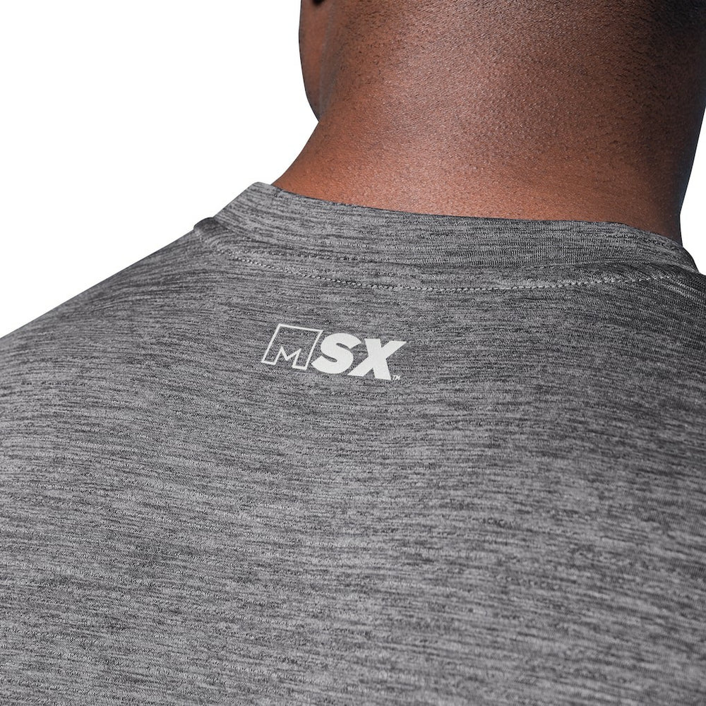 Miami Dolphins MSX by Michael Strahan Motion Space-Dye T-Shirt - Black T-shirts