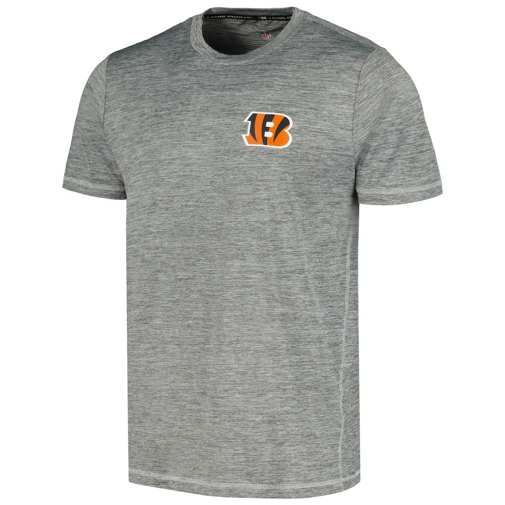 Cincinnati Bengals MSX by Michael Strahan Motion Space-Dye T-Shirt - Black T-shirts