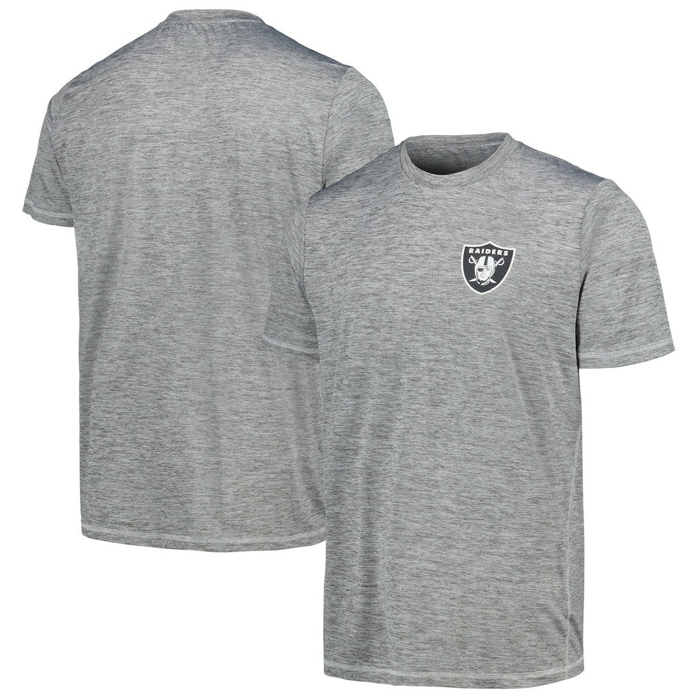 Las Vegas Raiders MSX by Michael Strahan Motion Space-Dye T-Shirt - Gray T-shirts