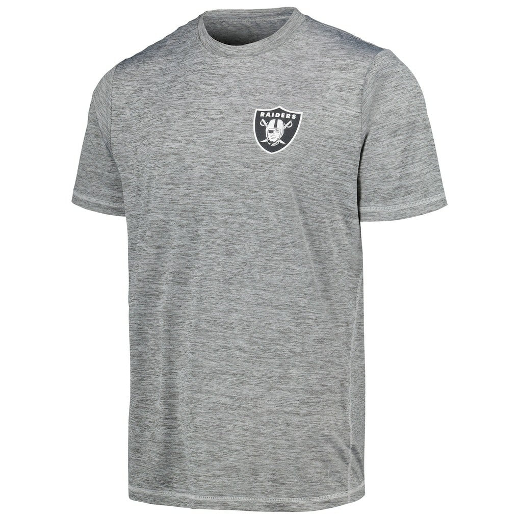 Las Vegas Raiders MSX by Michael Strahan Motion Space-Dye T-Shirt - Gray T-shirts