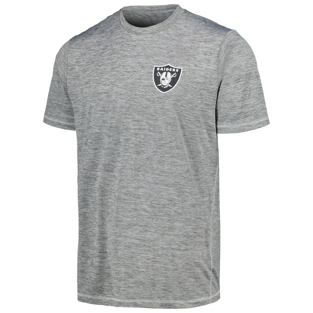 Las Vegas Raiders MSX by Michael Strahan Motion Space-Dye T-Shirt - Gray T-shirts