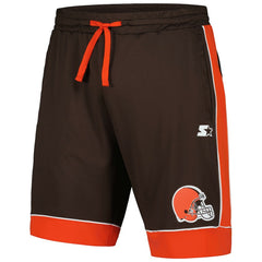 Cleveland Browns Starter Fan Favorite Fashion Shorts - Brown/Orange Shorts