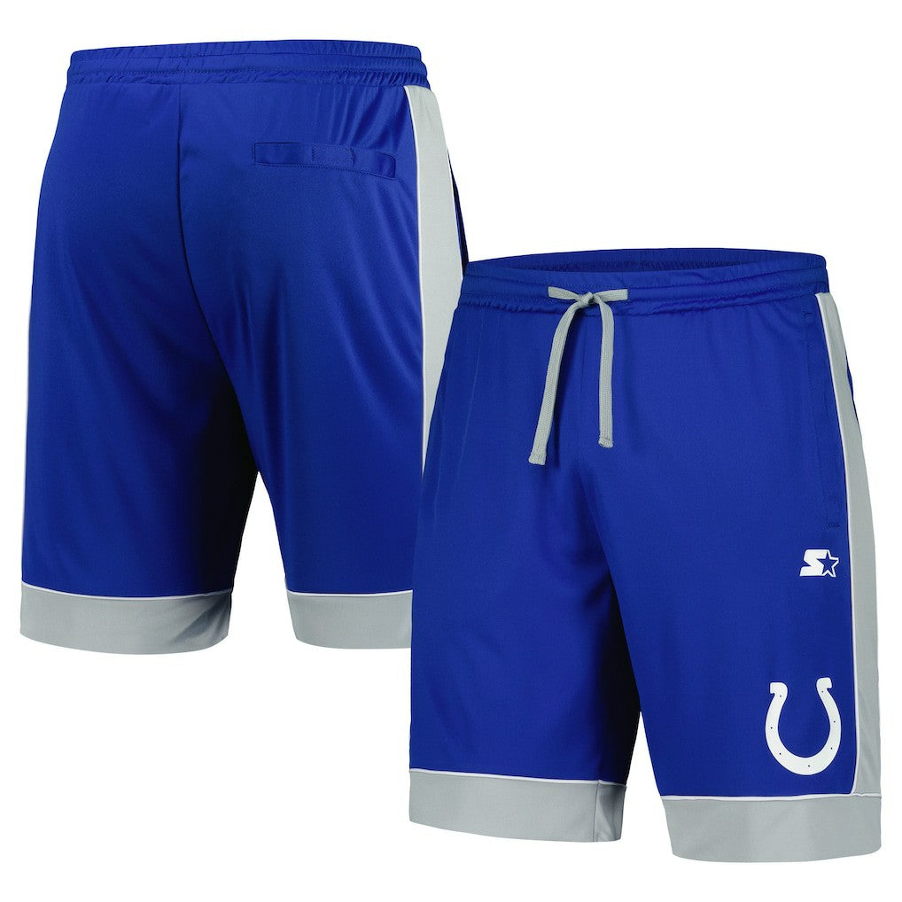 Indianapolis Colts Starter Fan Favorite Fashion Shorts - Royal/Gray Shorts