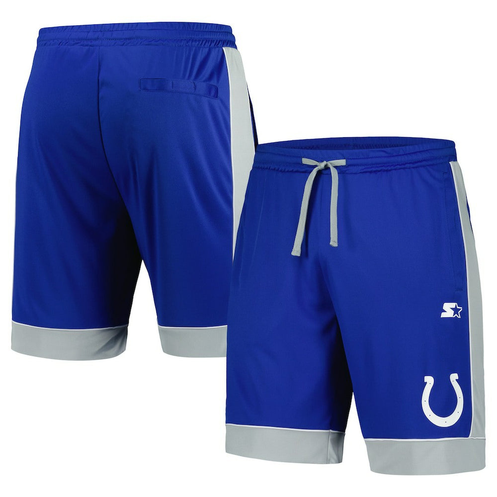 Indianapolis Colts Starter Fan Favorite Fashion Shorts - Royal/Gray Shorts