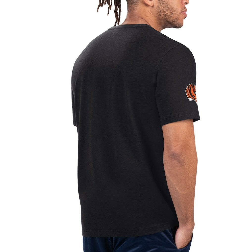 Cincinnati Bengals Starter Finish Line Extreme Graphic T-Shirt - Black/Orange T-shirts