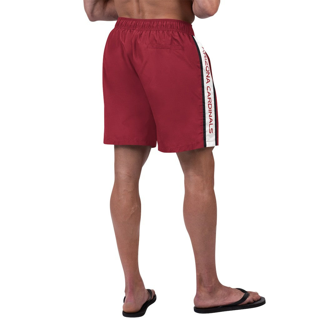 Arizona Cardinals G-III Sports by Carl Banks Streamline Volley Swim Shorts - Cardinal Shorts