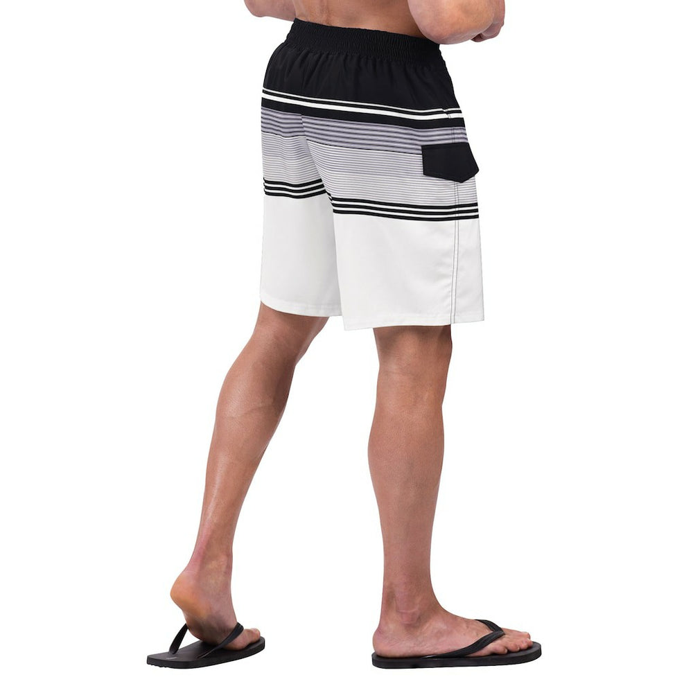 Las Vegas Raiders G-III Sports by Carl Banks Jump Shot Volley Swim Trunks - Black
