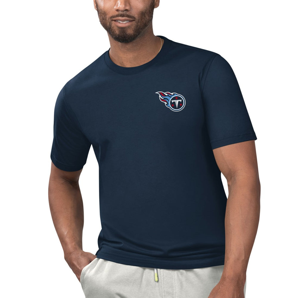 Tennessee Titans Margaritaville Licensed to Chill T-Shirt - Navy T-shirts