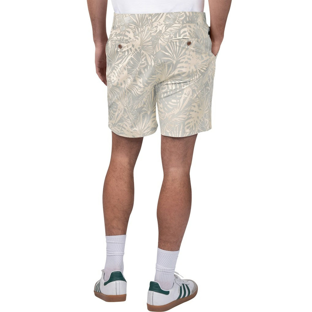 Las Vegas Raiders Margaritaville Sandwashed Monstera Print Amphib Shorts - Gray Shorts
