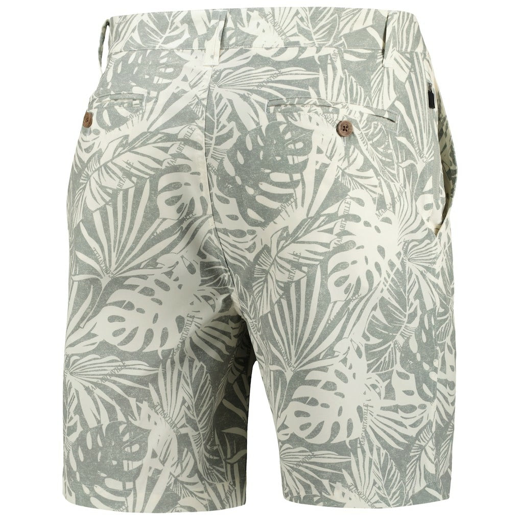 Cleveland Browns Margaritaville Sandwashed Monstera Print Amphib Shorts - Gray Shorts