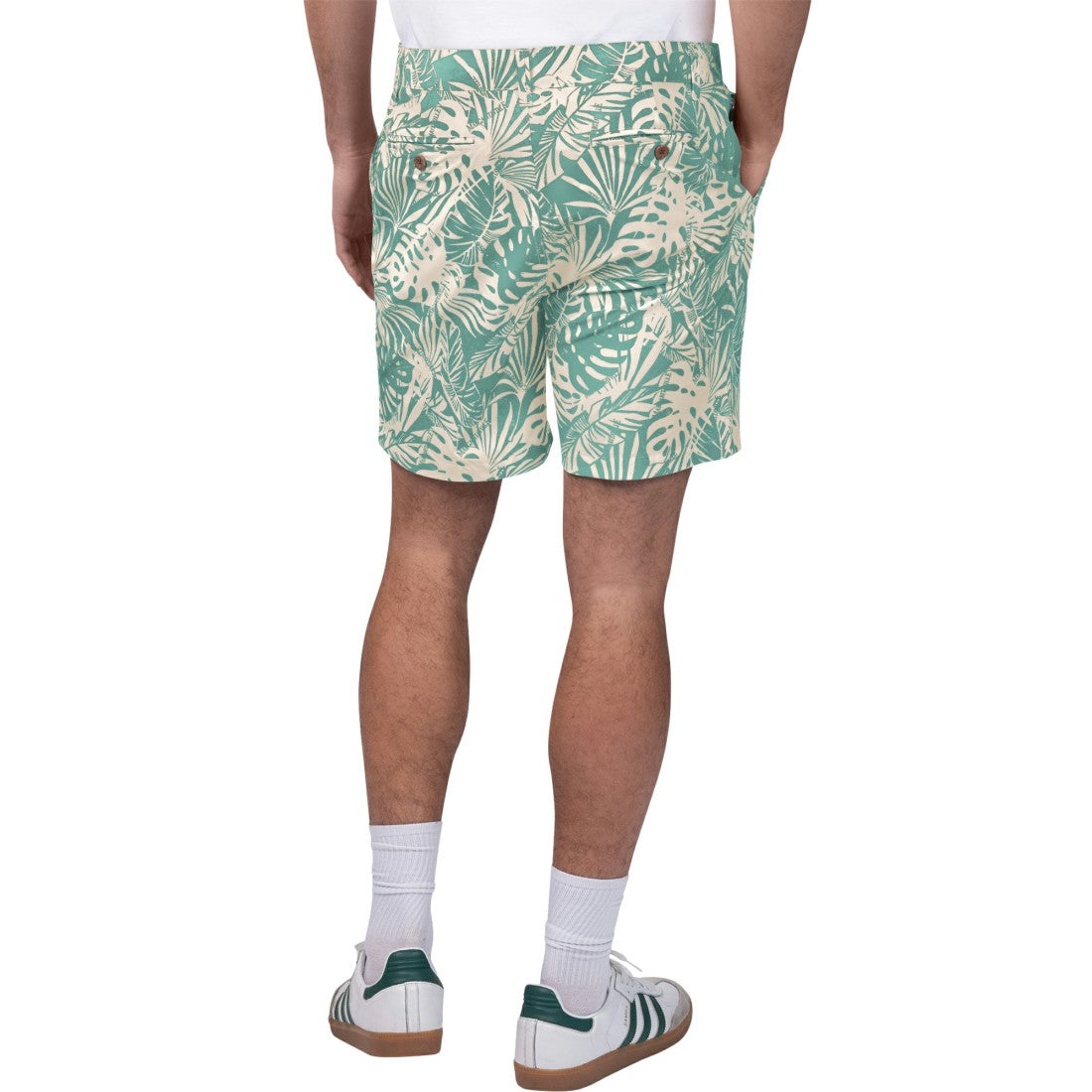 New York Jets Margaritaville Sandwashed Monstera Print Amphib Shorts - Green Shorts
