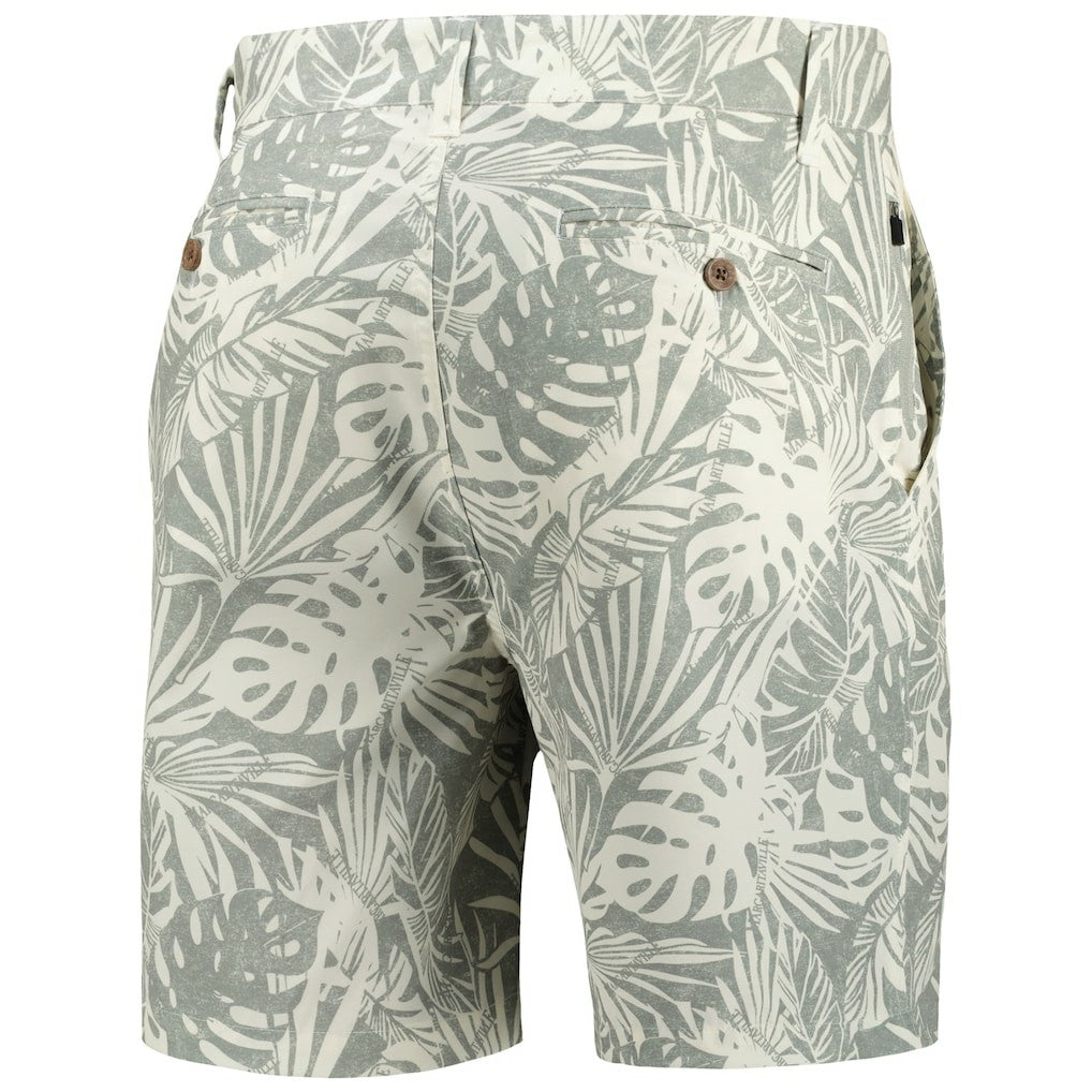 Pittsburgh Steelers Margaritaville Sandwashed Monstera Print Amphib Shorts - Gray Shorts